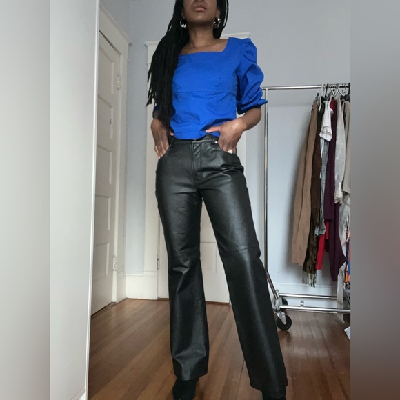 Vintage Leather Pants - Picture 1 of 16